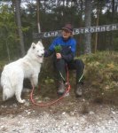 Jinja och jag vid Hylströmmen